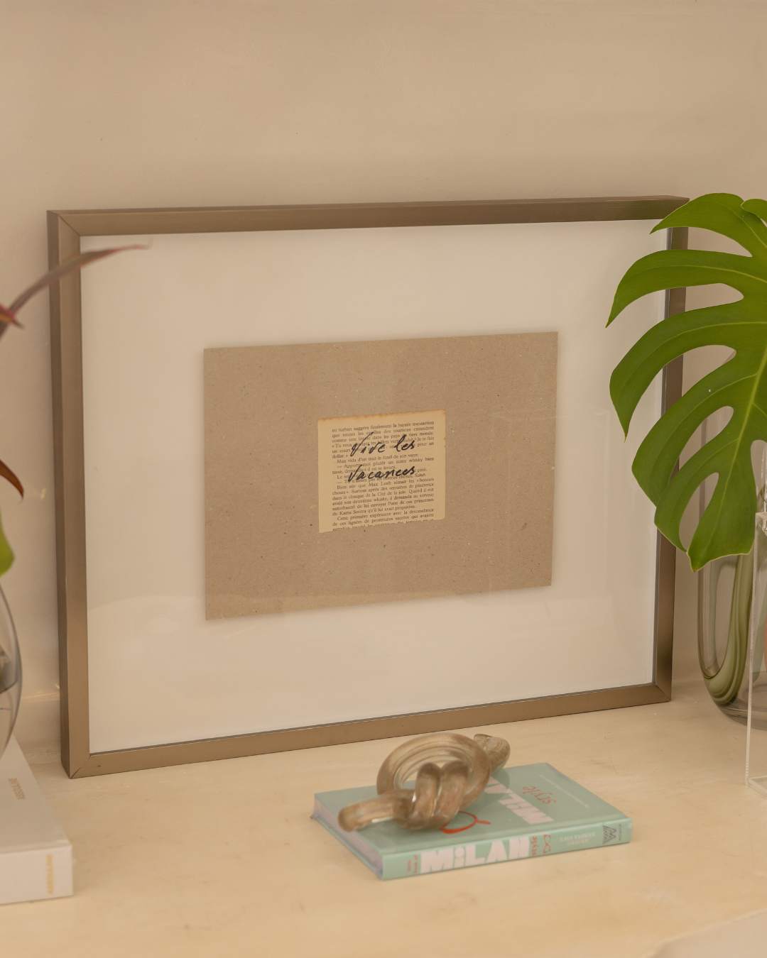 Quadro Frases 43 x 53 cm