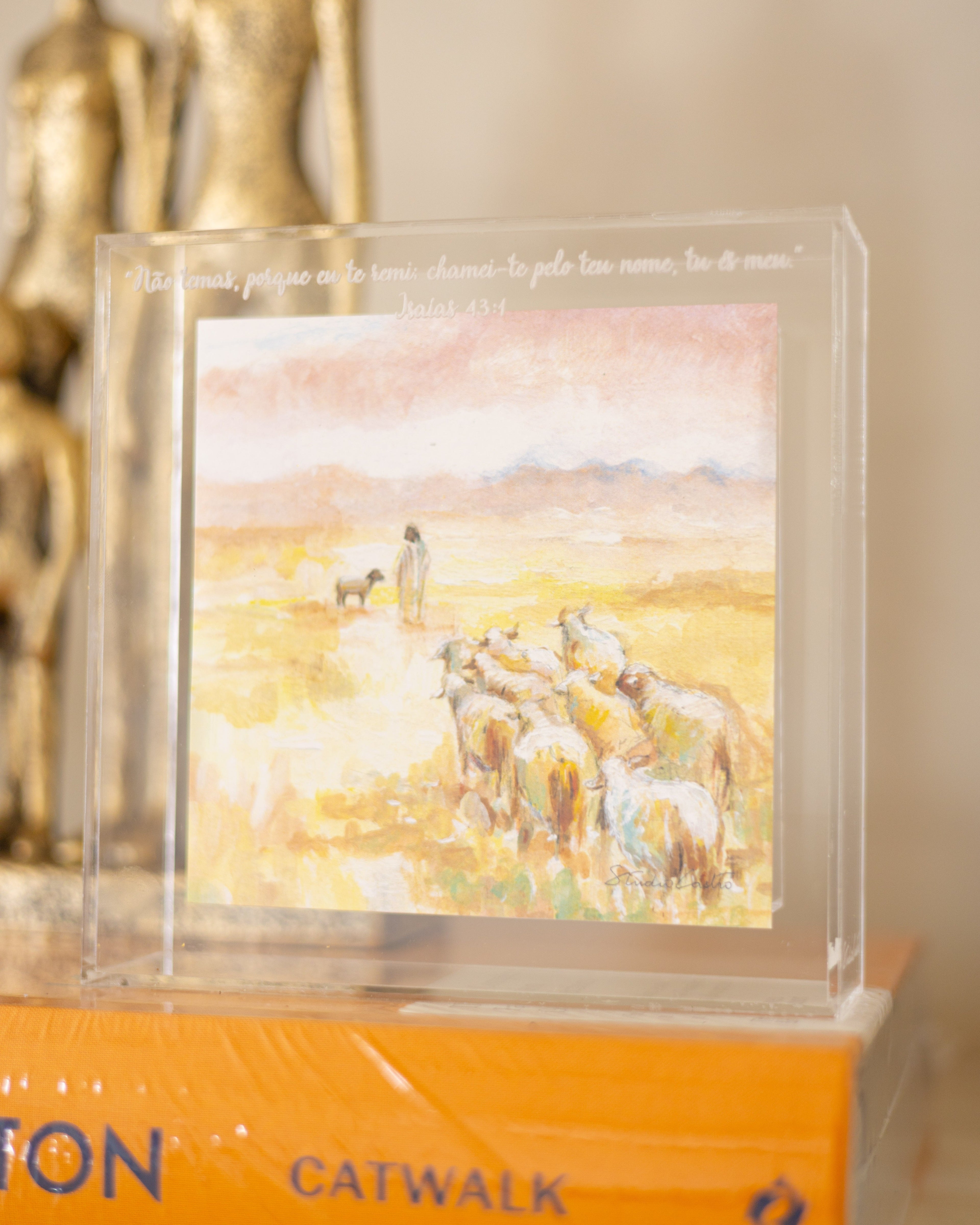 Quadro Ácrilico Graça & Paz IV - 15x15cm